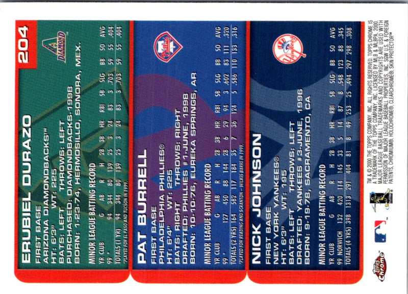 2000 Pacific Crown Royale Red Erubiel Durazo