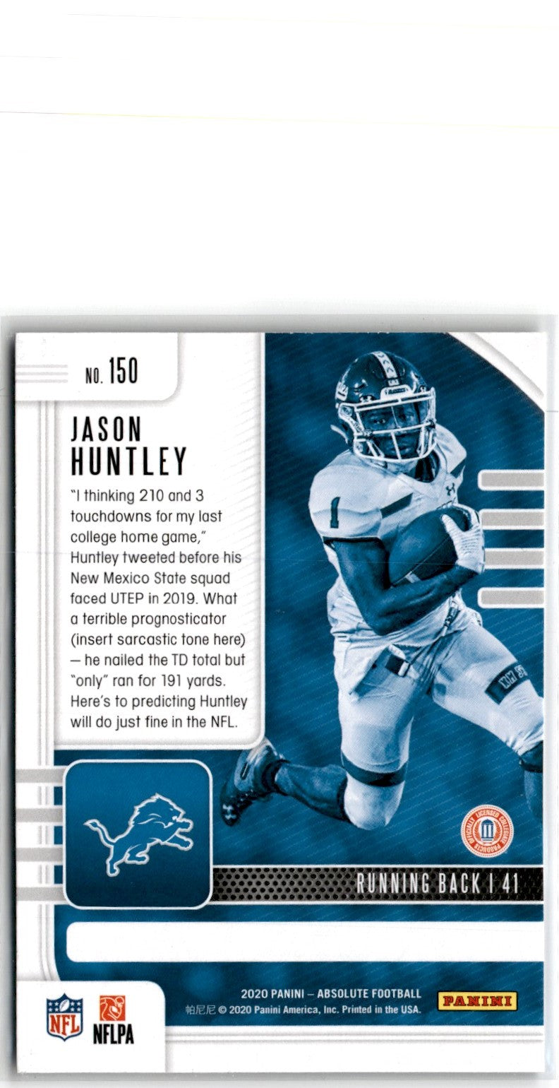 2020 Panini Absolute Blue Jason Huntley