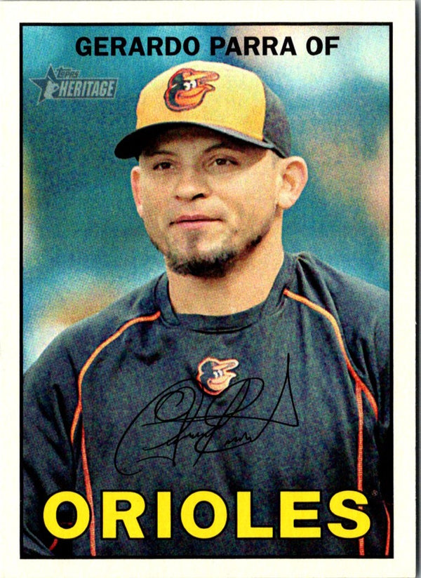 2016 Topps Heritage Gerardo Parra #67