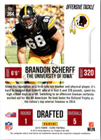2015 Score Scorecard Brandon Scherff #364