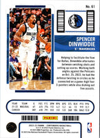 2022 Panini Contenders Season Ticket Spencer Dinwiddie #61