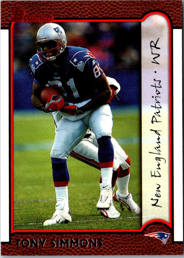 1999 Bowman Tony Simmons #52