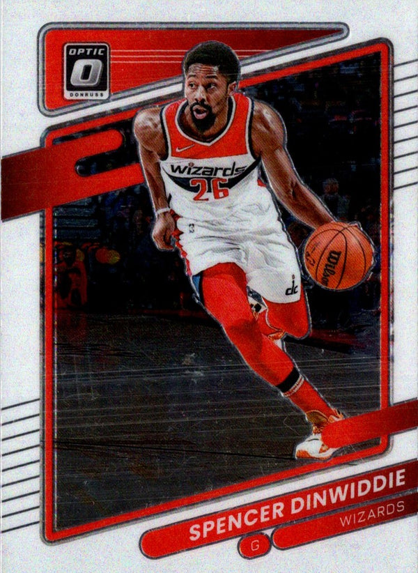 2021 Donruss Optic Red Spencer Dinwiddie #54