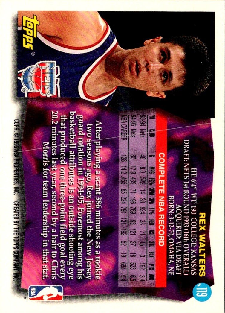 1995 Topps Rex Walters