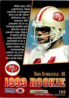 1993 Select Dana Stubblefield #169 Rookie