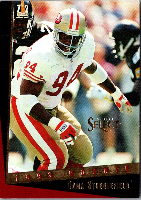 1993 Select Dana Stubblefield #169 Rookie