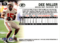 1999 Fleer Tradition Dee Miller #290 Rookie