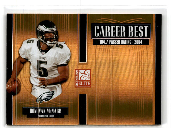 2005 Donruss Elite Career Best Gold Donovan McNabb #CB-16 339/500