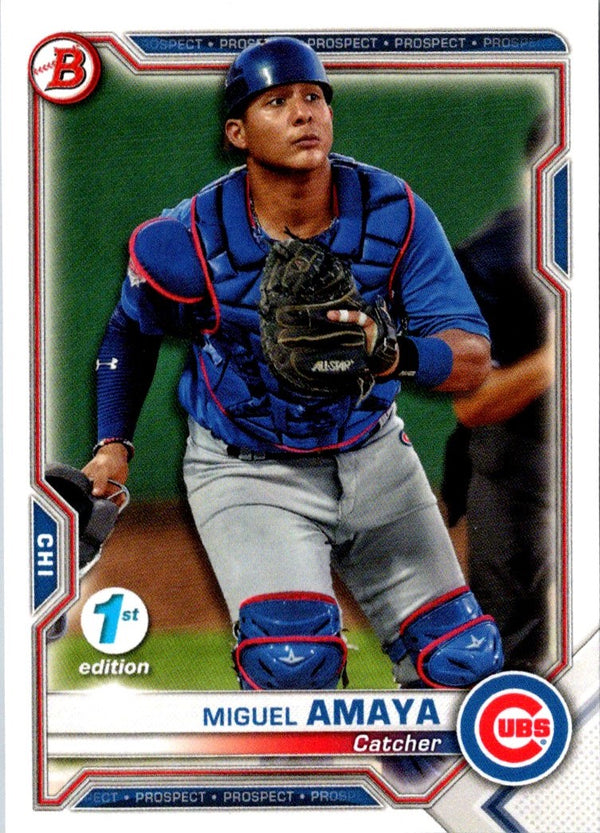 2021 Bowman 1st Edition Miguel Amaya #BFE-148