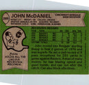 1978 Topps John Mcdaniel