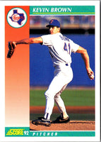 1992 Score Kevin Brown #709