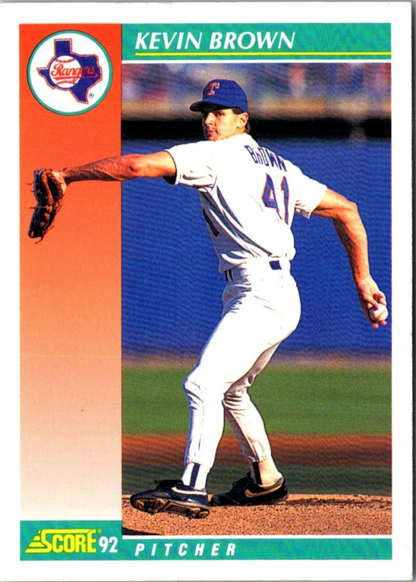 1992 Score Kevin Brown #709
