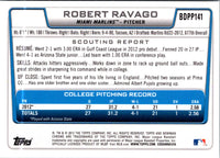 2012 Bowman Draft Picks & Prospects Chrome Robert Ravago #BDPP141