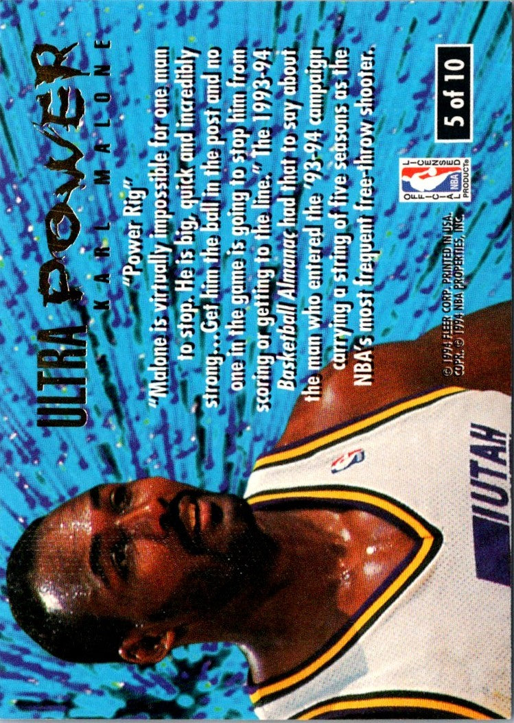 1994 Ultra Power Karl Malone