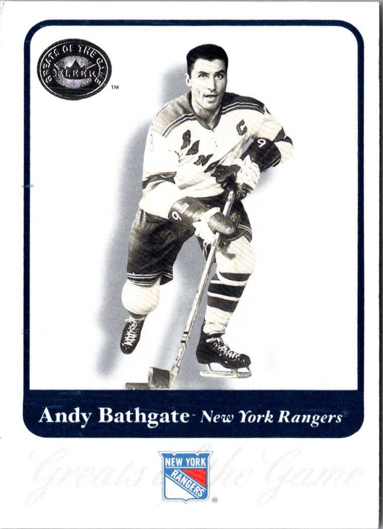 2001 Fleer Greats of the Game Andy Bathgate