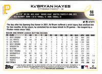 2022 Topps Chrome Ke'Bryan Hayes #98