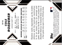 2019 Bowman Platinum Top Prospects Cole Roederer #TOP-98