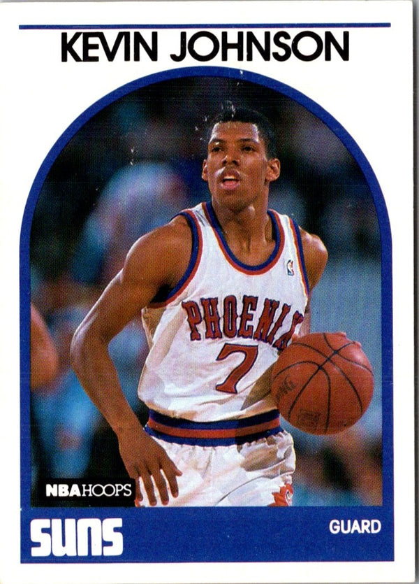 1989 Hoops Kevin Johnson #35 Rookie