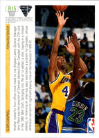 1991 Upper Deck Rookie Standouts Elden Campbell #R15