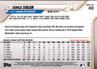 2020 Topps Jorge Soler #450