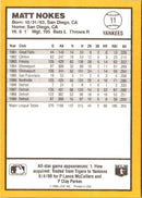 1990 Donruss Best of the AL Matt Nokes