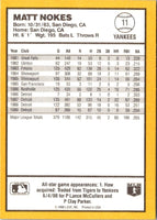 1990 Donruss Best of the AL Matt Nokes #11