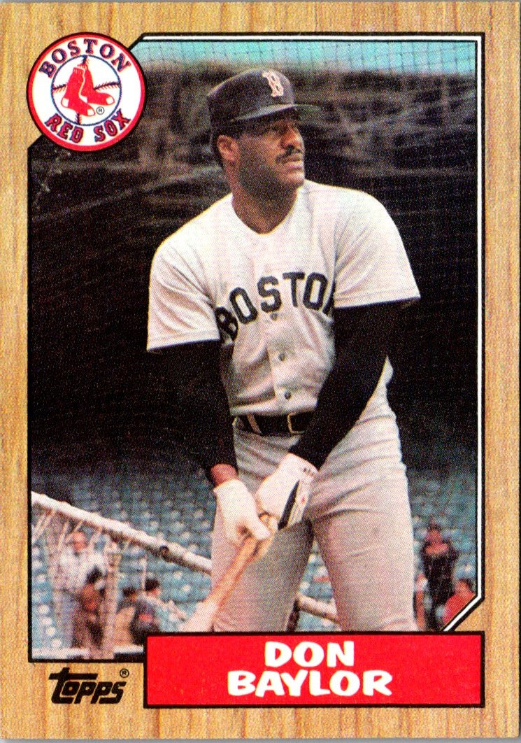 1987 Topps Don Baylor