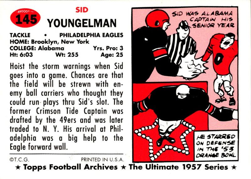 1994 Topps Archives Sid Youngelman