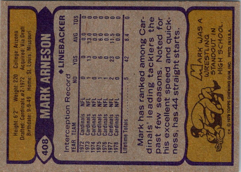 1979 Topps Mark Arneson