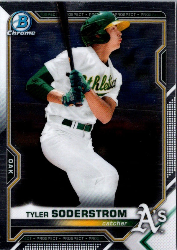 2021 Bowman Chrome Prospects Tyler Soderstrom #BCP-51