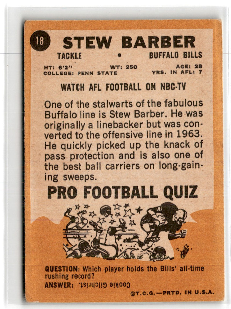 1967 Topps Stew Barber