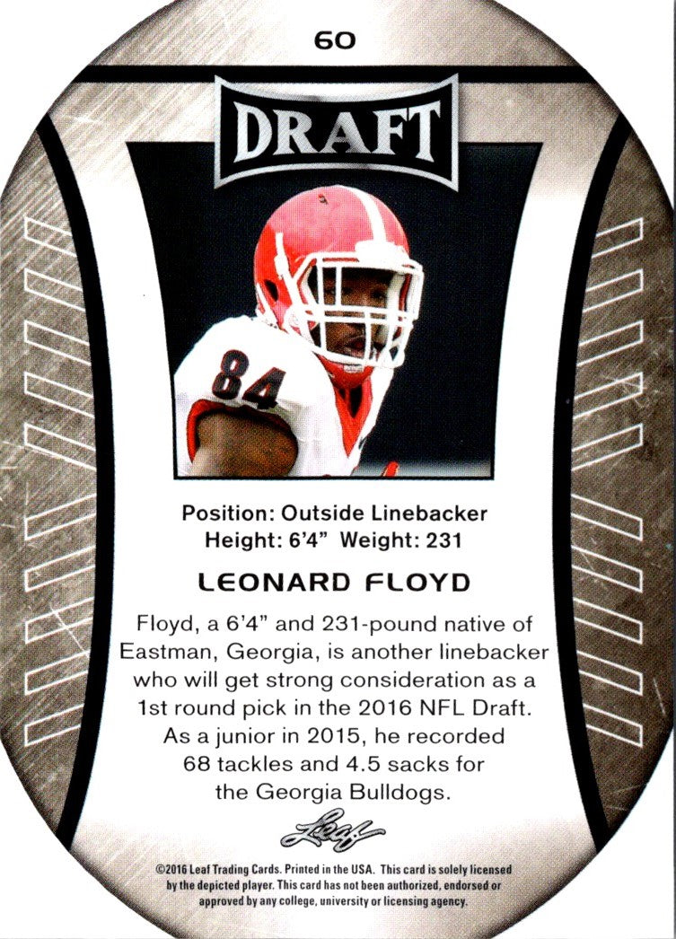 2016 Leaf Draft Leonard Floyd