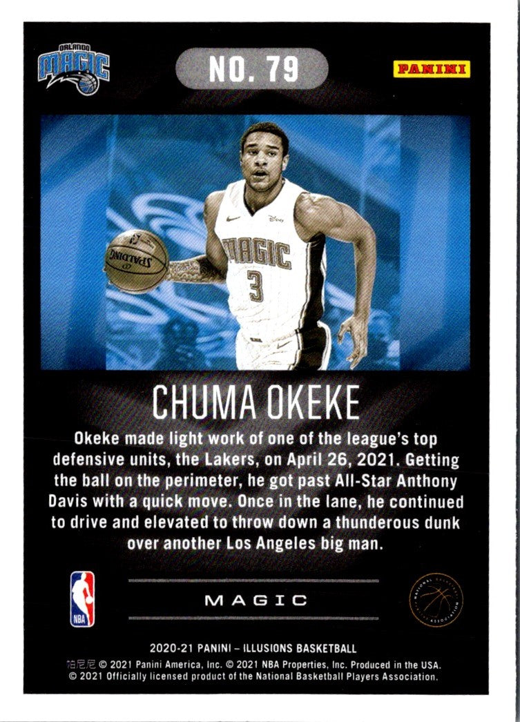 2020 Panini Illusions Chuma Okeke