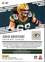 2021 Panini Prestige David Bakhtiari #102