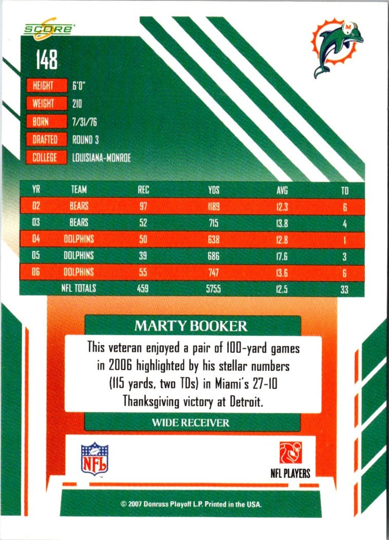 2007 Score Glossy Marty Booker