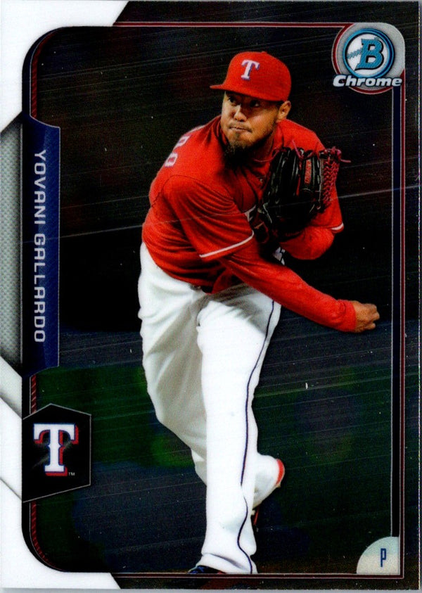 2015 Bowman Chrome Yovani Gallardo #68