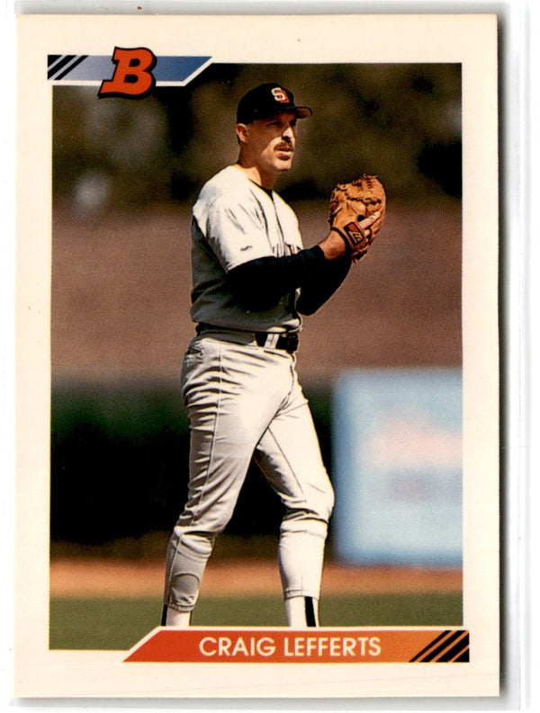 1992 Bowman Craig Lefferts #105