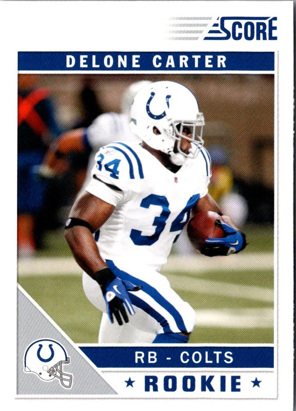 2011 Score Delone Carter #328