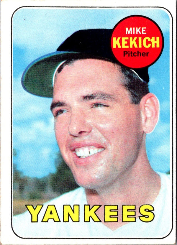 1969 Topps Mike Kekich #262 EX