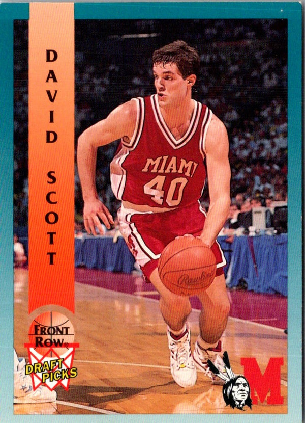 1992 Front Row Draft Picks David Scott #58
