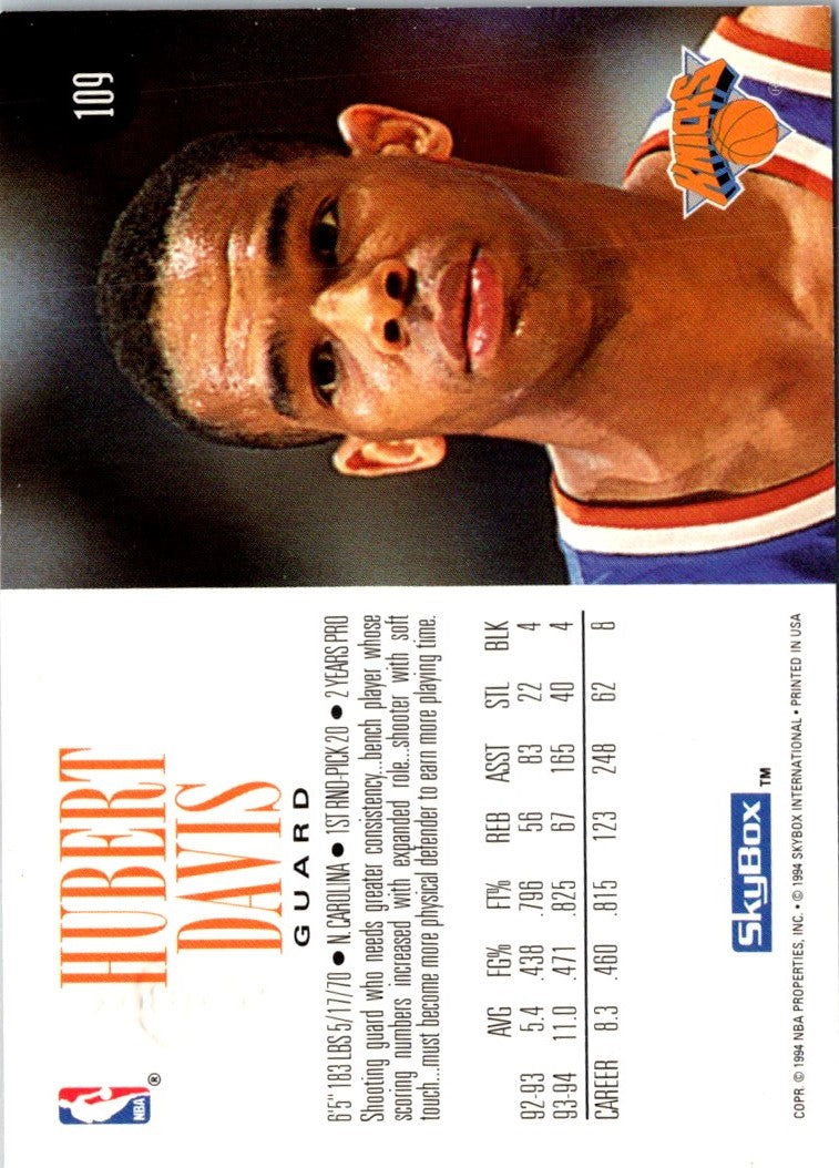 1994 SkyBox Hubert Davis