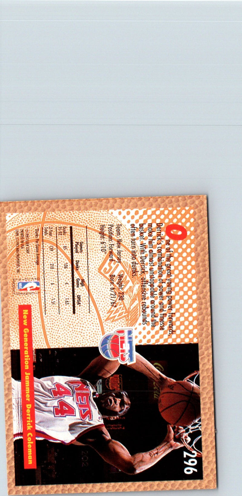 1993 Fleer Eric Riley