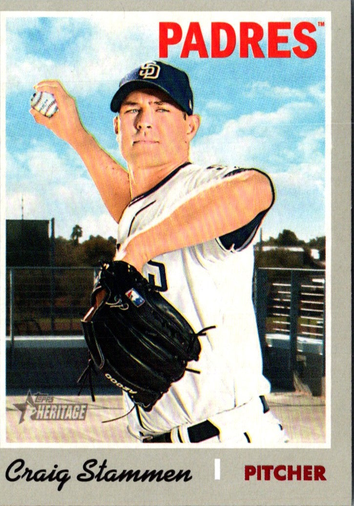 2019 Topps Heritage Craig Stammen