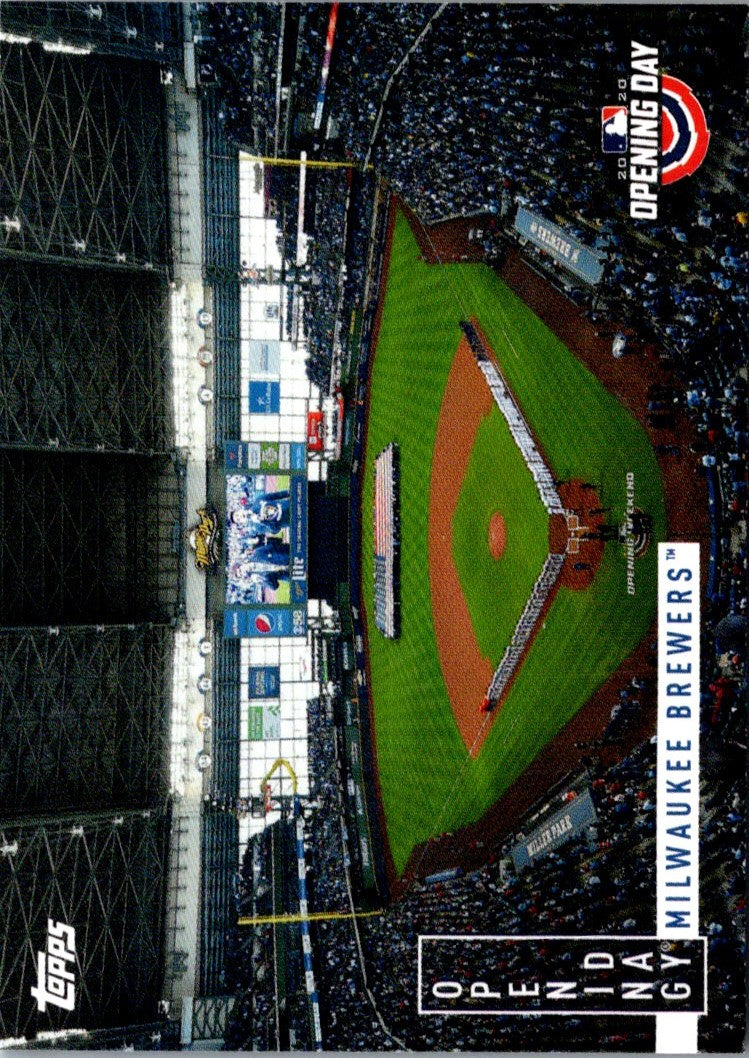 2020 Topps Opening Day Milwaukee Brewers