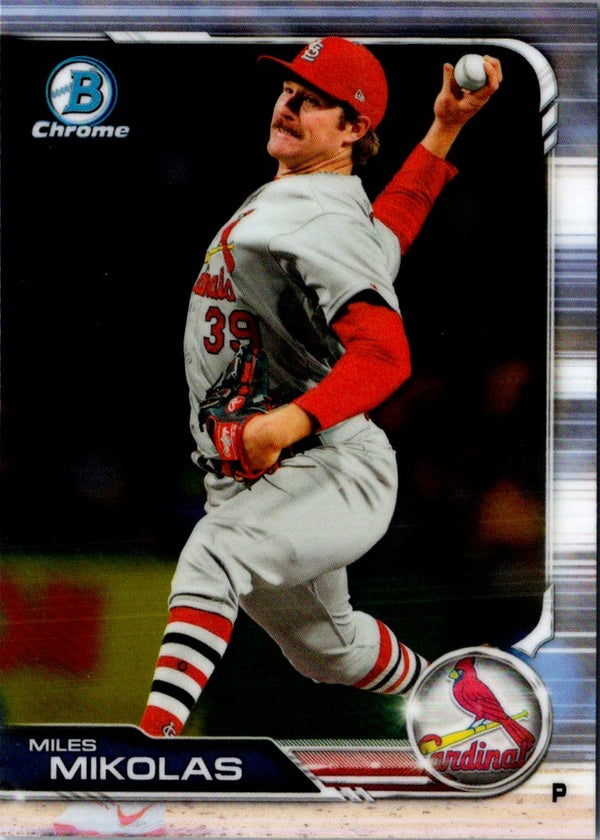 2019 Bowman Chrome Miles Mikolas #94