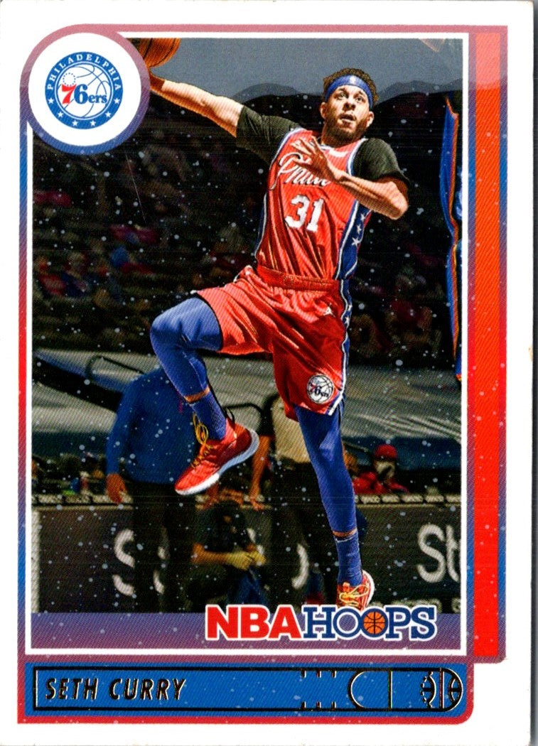 2021 Hoops Red Backs Seth Curry