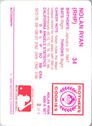 1990 Mother's Cookies Nolan Ryan Nolan Ryan