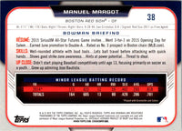 2015 Bowman Draft Picks & Prospects Manuel Margot #38