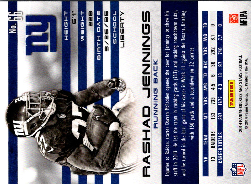 2014 Panini Rookies & Stars Rashad Jennings