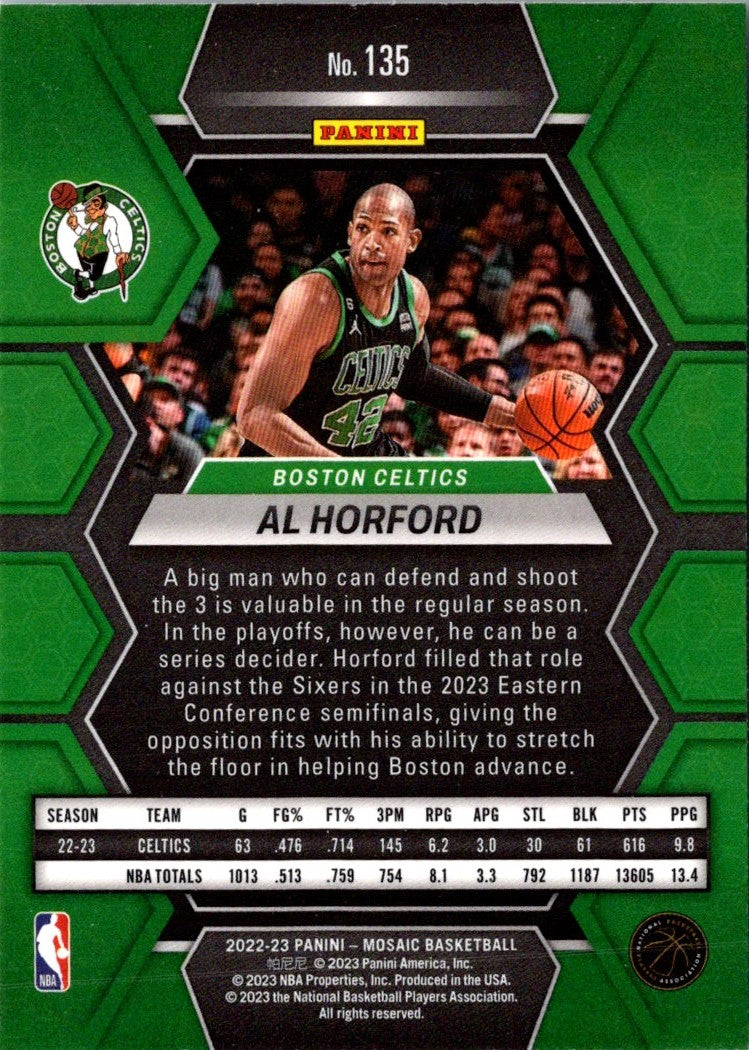 2022 Panini Mosaic Al Horford